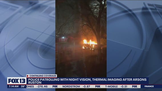 Police patrolling with night vision, thermal imaging after arsons