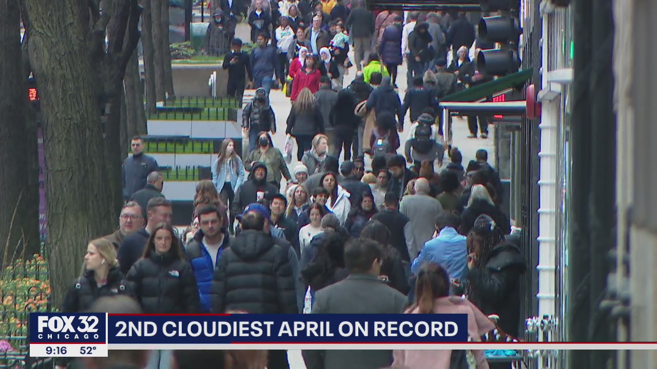 2nd cloudiest April on record in Chicago - what this means for your health