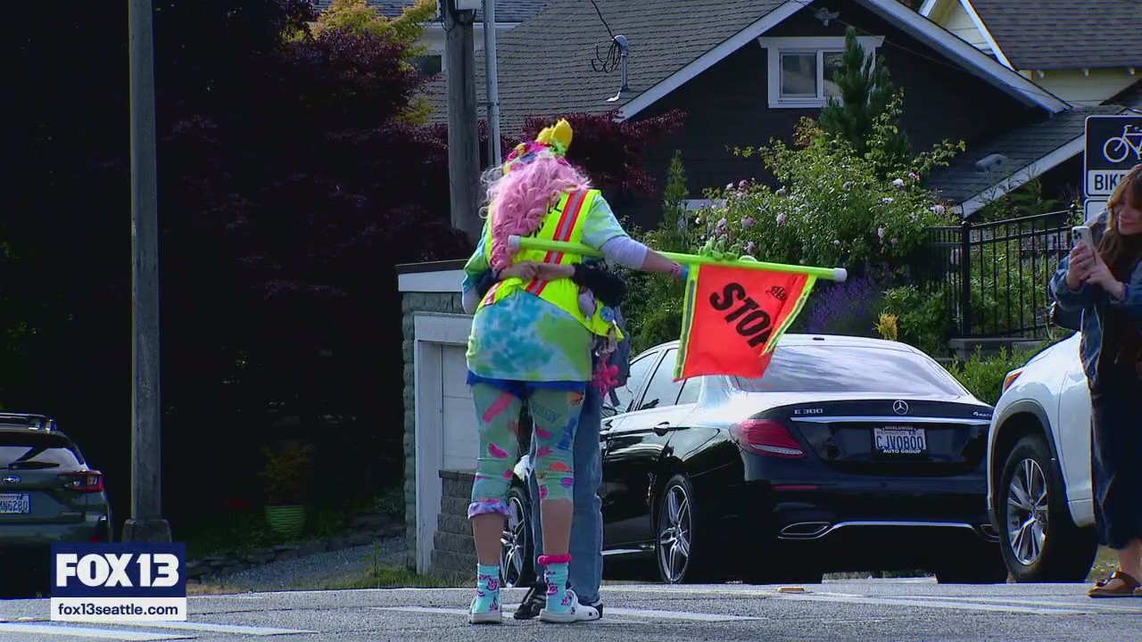 Saying goodbye to beloved Tacoma crossing guard, Miss Peggy