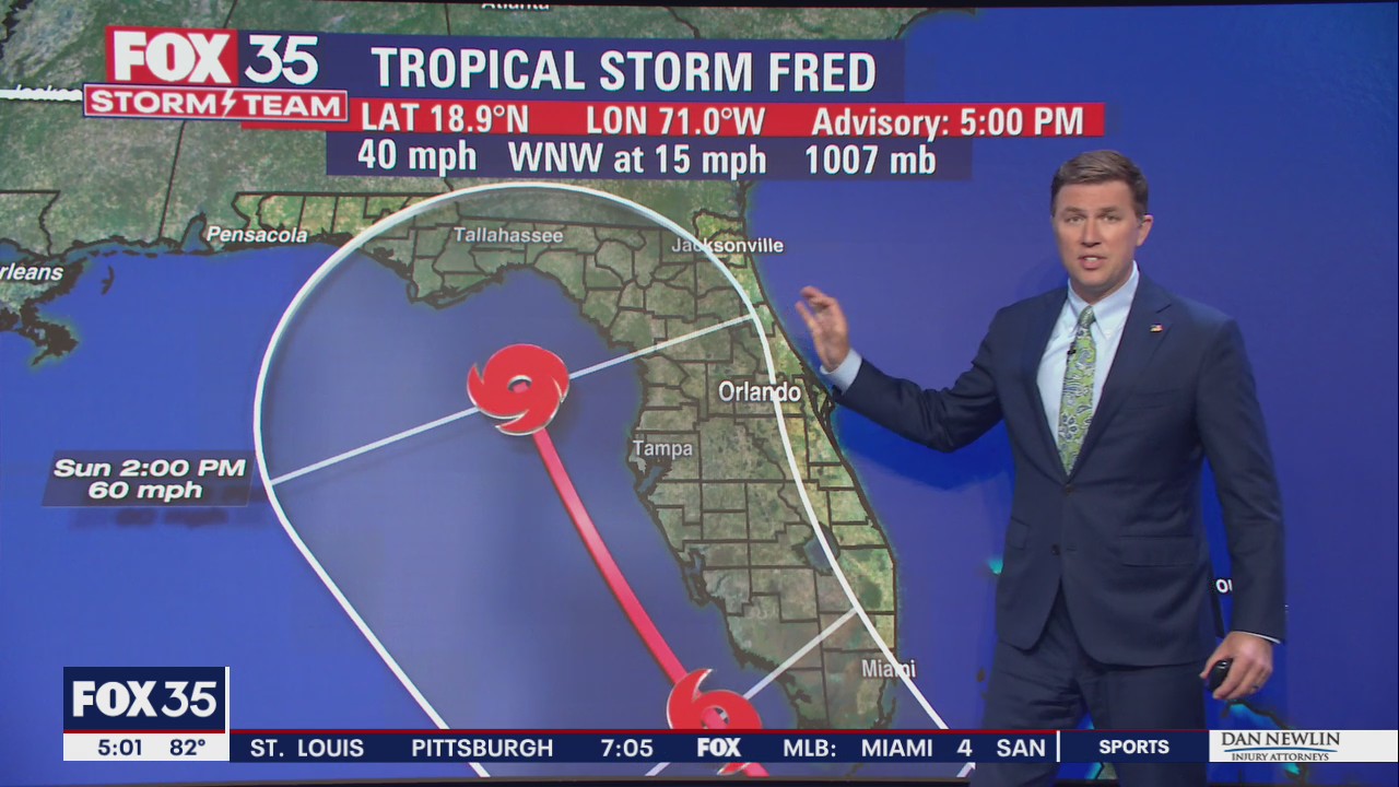 Tracking the Tropics:  Tropical Storm Fred