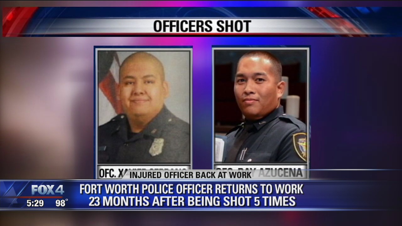 Injured Fort Worth officer now back out on patrol | FOX 4 Dallas-Fort Worth