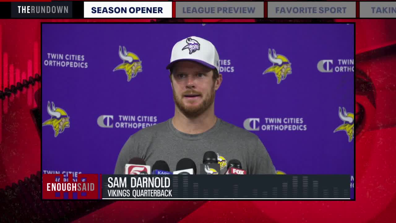 Enough Said: Vikings season opener, football as the top sport and Alix Kendall?s next chapter