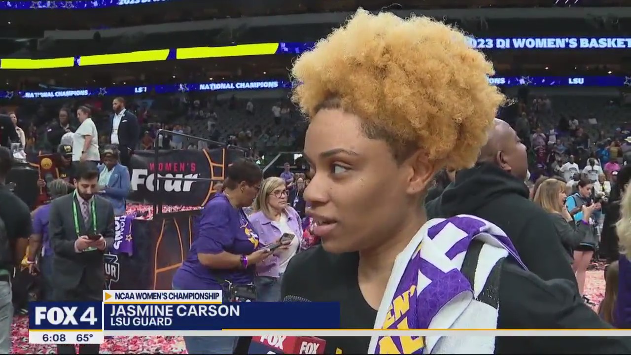 LSU wins women's basketball championship after defeating Iowa