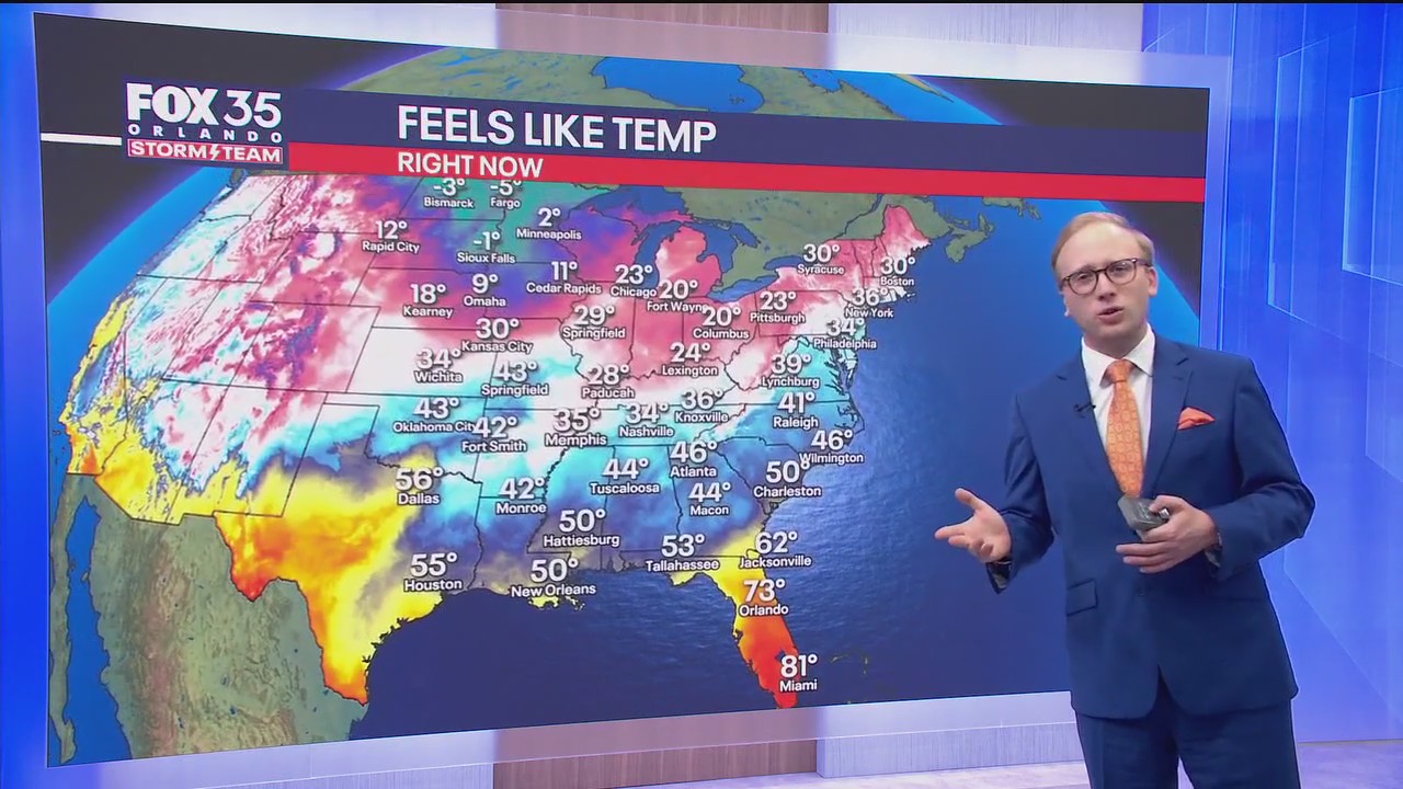 Orlando Weather PM Forecast: December 3, 2025