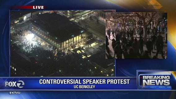 Protests erupt at UC Berkeley