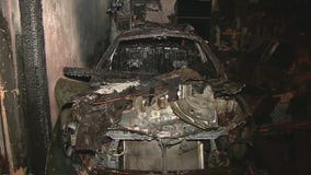 Vehicles burned, apartments evacuated in Panorama City fire