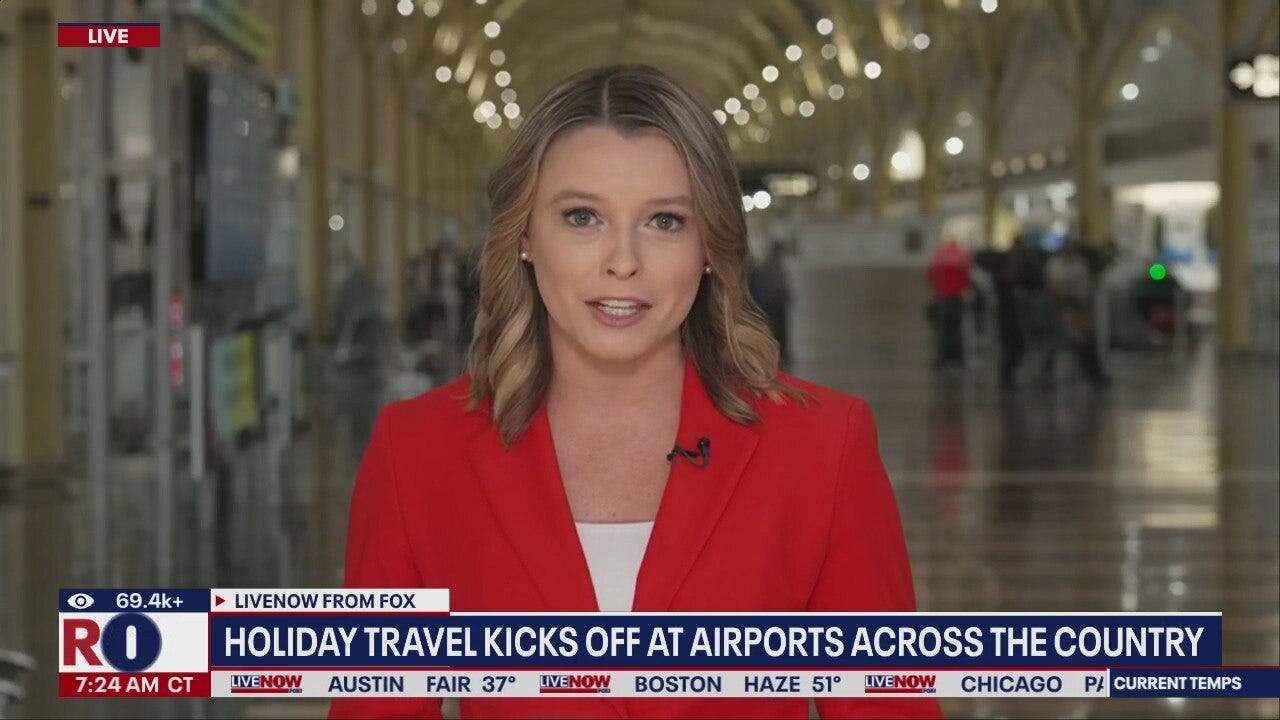 Holiday travel kicks off at airports across the country