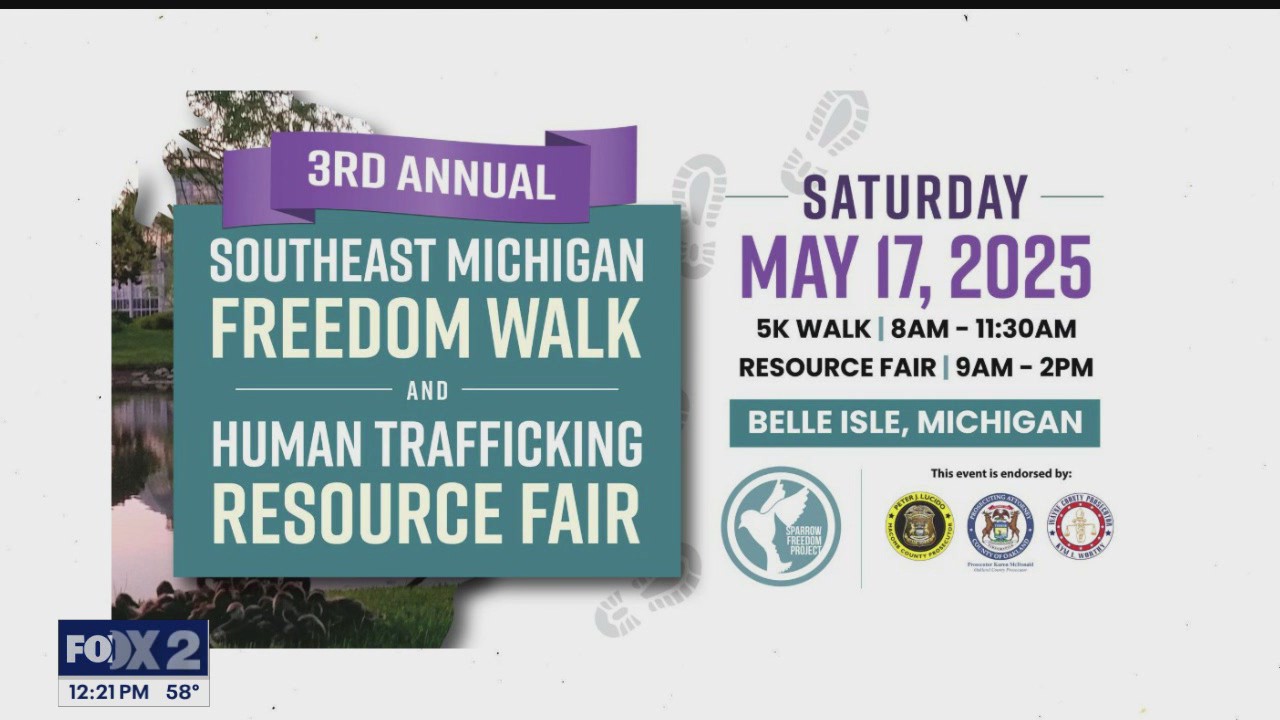 Sparrow Freedom Project 3rd Annual Southeast Michigan 5K Freedom Walk and Human Trafficking Resource Fair
