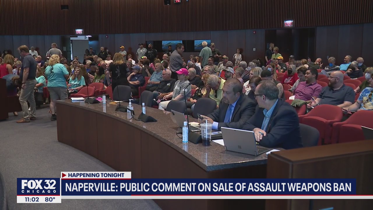 Naperville residents at odds over proposed assault weapons ban
