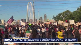 Dallas anti-ICE protests declared unlawful