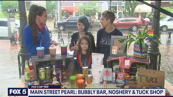 FOX 5 Zip Trip Takoma Park: Main Street Pearl: Bubbly Bar, Noshery & Tuck