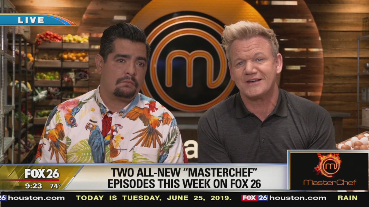 Masterchef Gordon Ramsay and Aaron Sanchez