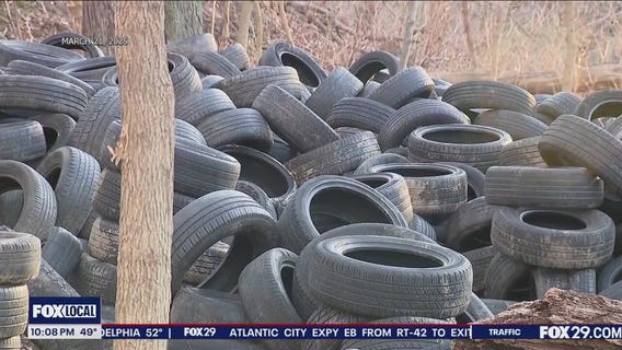Illegal tire dumping blight on Philly neighborhoods
