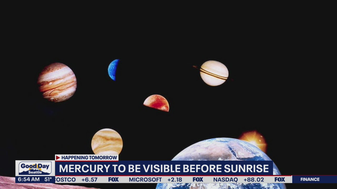 Mercury will be visible before sunrise Friday morning