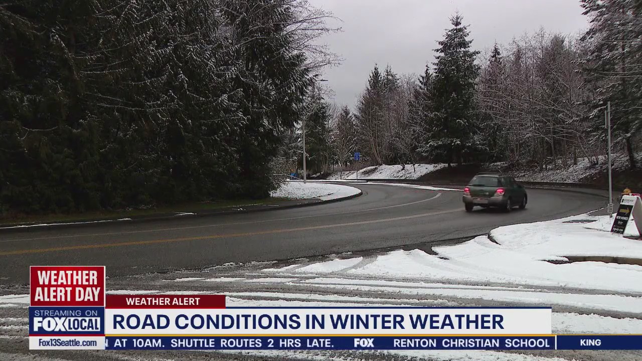 WA road conditions in winter weather | FOX 13 Seattle