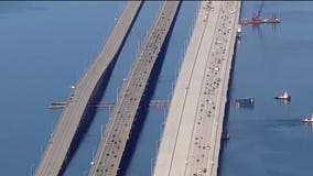 Howard Frankland Bridge traffic shift begins