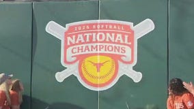 UT softball team celebrates first national title