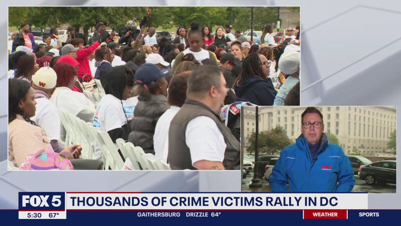 Thousands of crime victims rally in DC | FOX 5 DC