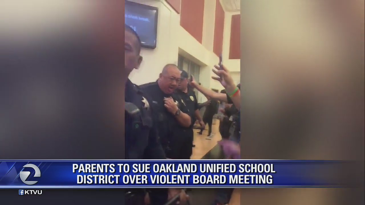 Parents to sue OUSD over violent board meeting