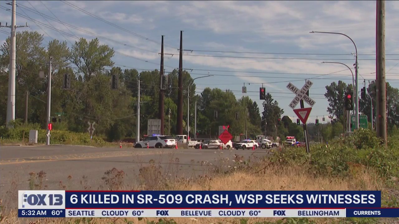 6 people killed, 3 others injured in Tacoma crash | FOX 13 Seattle