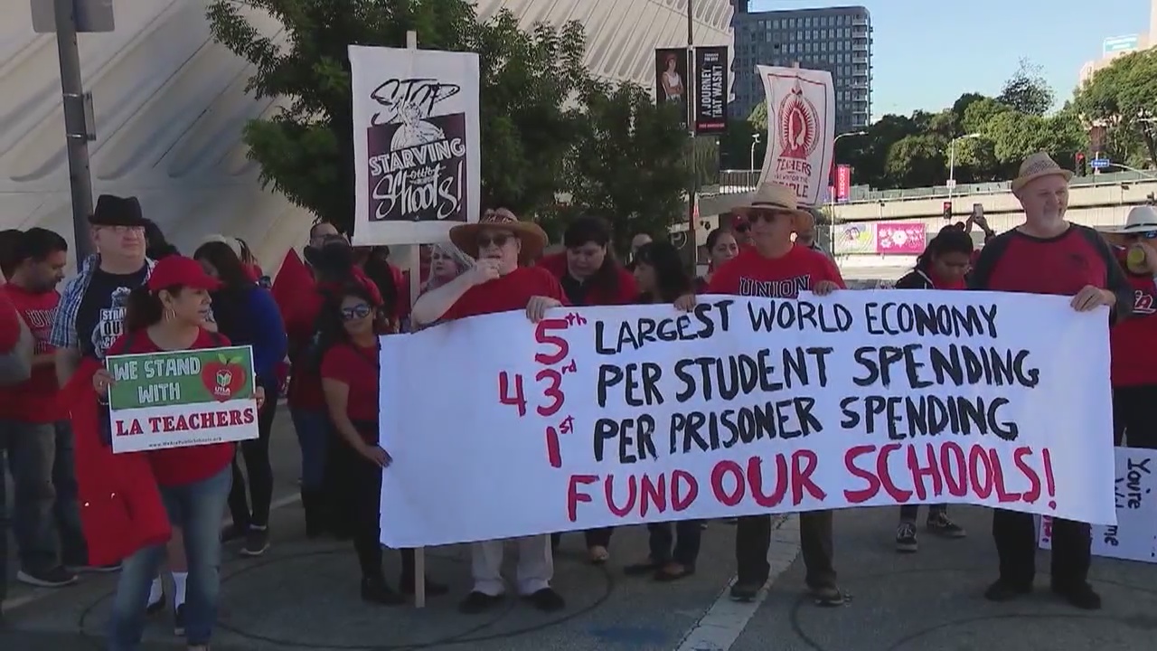 UTLA and LAUSD on the teacher's strike
