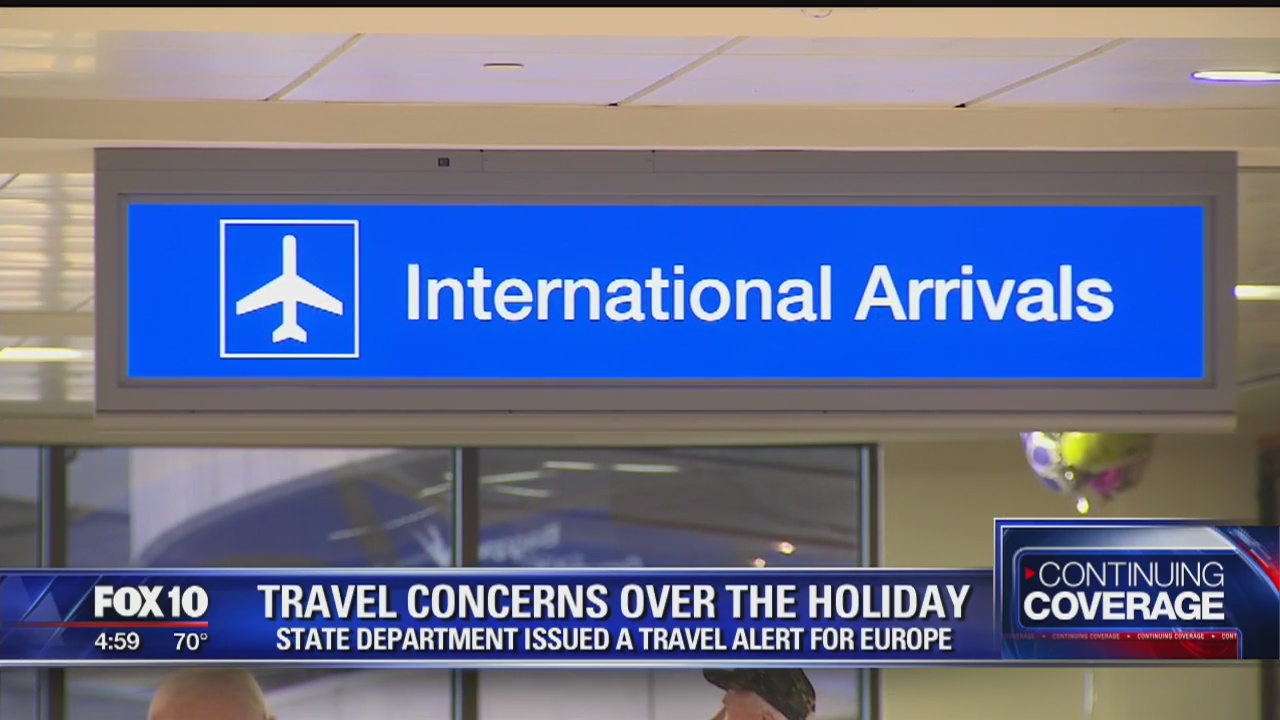State Department issues travel warning for Europe