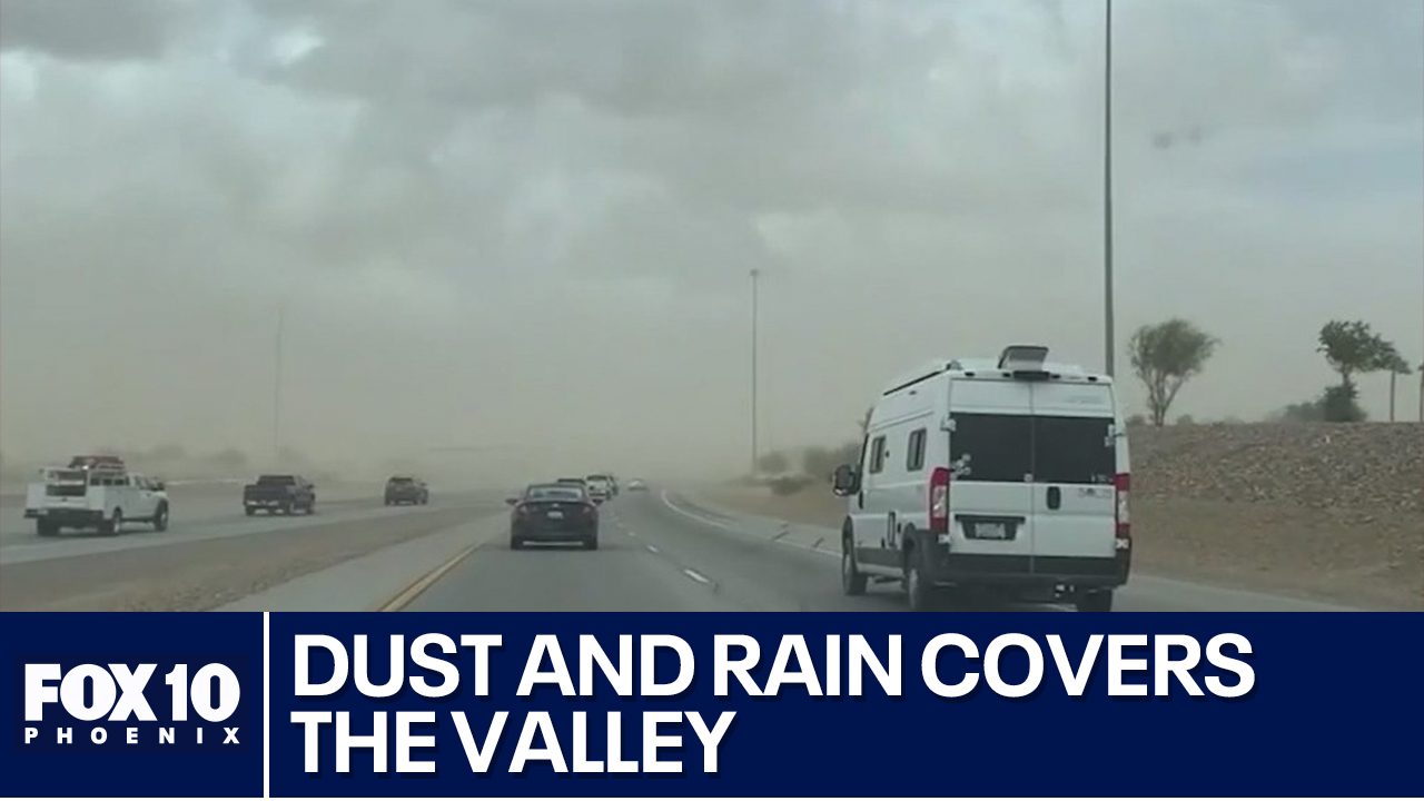 Dust and rain cover the Valley in latest winter storm
