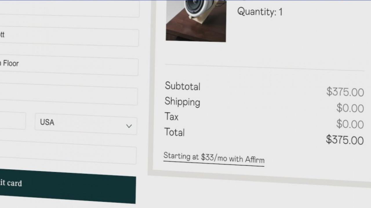 Shoppers using buy now, pay later options for holiday gifts
