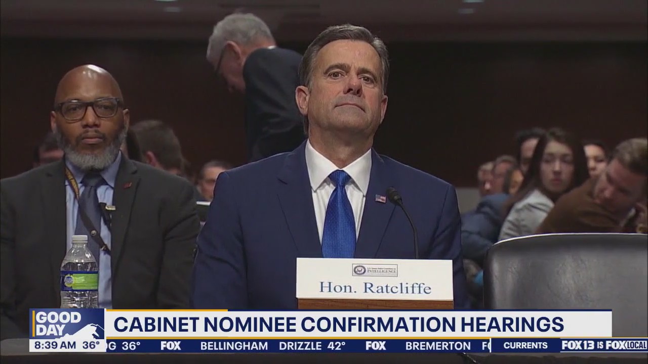 US cabinet nominee confirmation hearings today