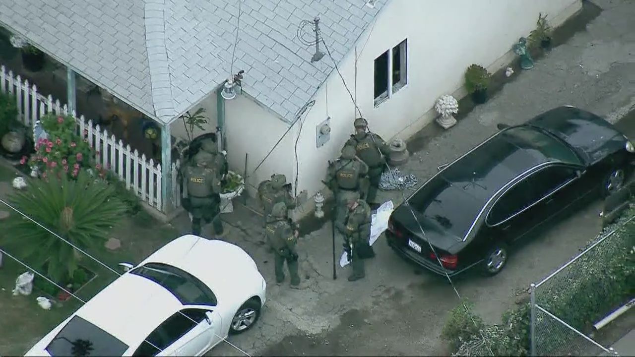 Officers serving warrants in Azusa area fired upon but not injured, police say