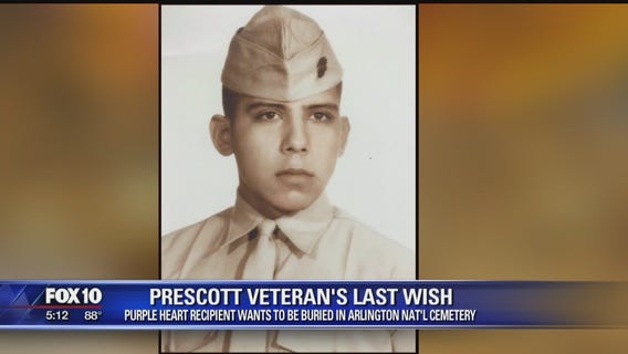 Veteran wished to be buried in Arlington National Cemetery