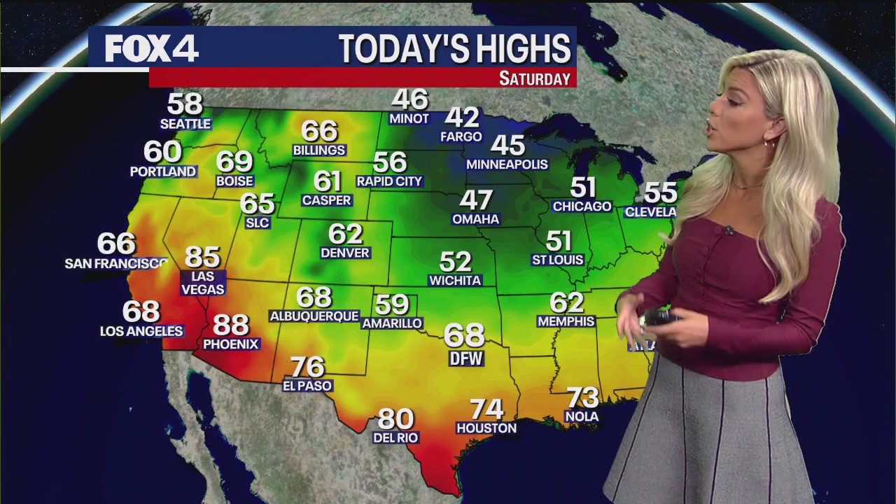 Dallas weather: Nov. 1 morning forecast