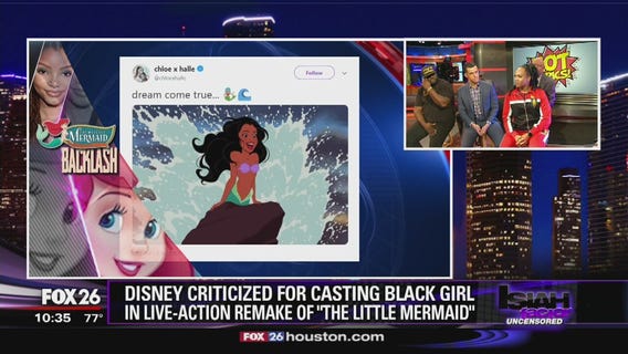 Disney criticized for casting black girl in live-action remake of "The Little Mermaid"