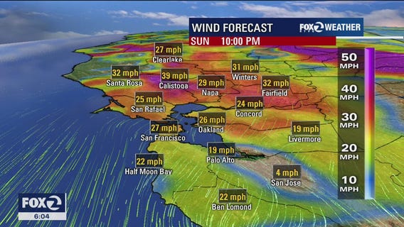 Powerful wind event expected to produce dangerous conditions in the Bay Area