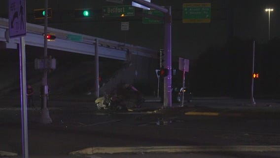 Driver fatally struck by another vehicle in southwest Houston