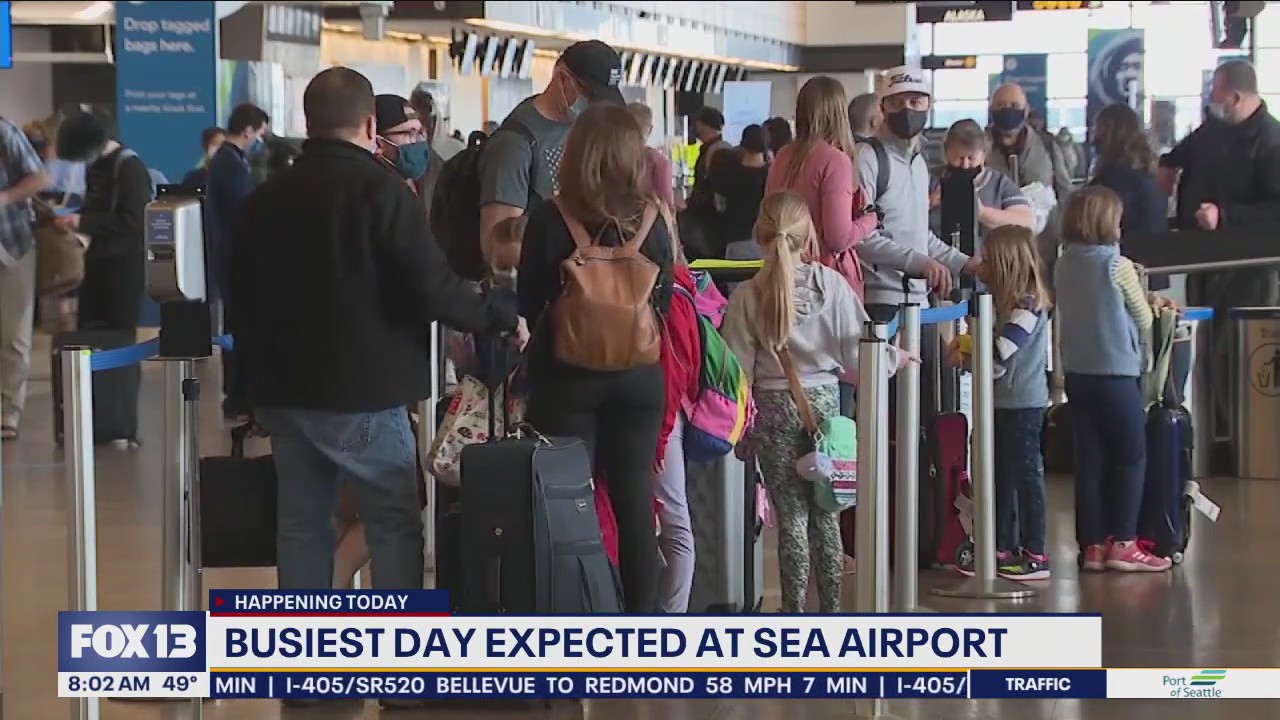 Busiest day expected at Sea-Tac Airport