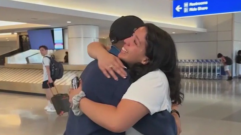 U.S. Marine gets special reunion with family thanks to nonprofit