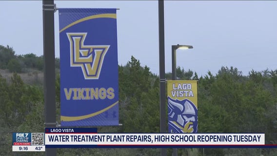 Lago Vista water treatment plant repairs, closes school