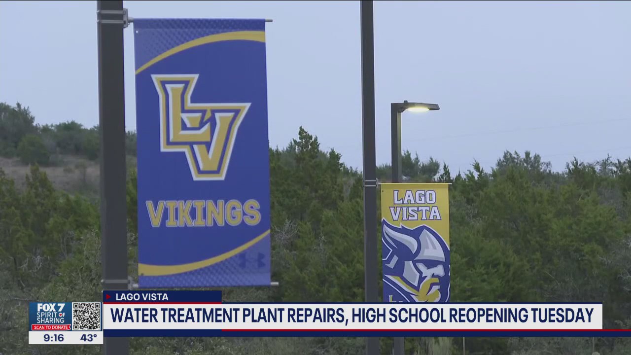 Lago Vista water treatment plant repairs, closes school