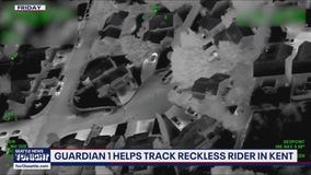 Reckless motorcyclist arrested after being tracked by Guardian One