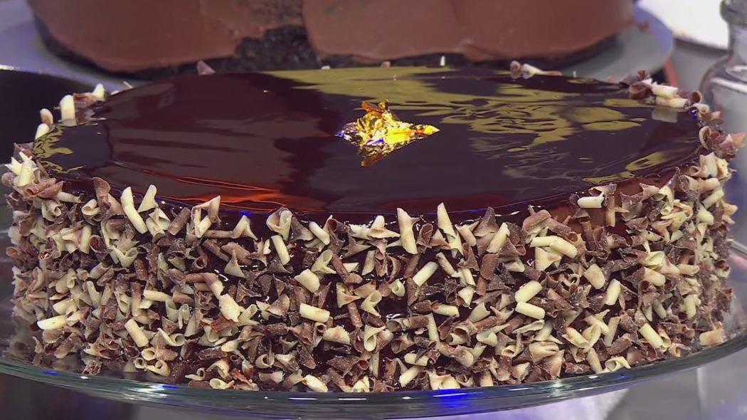 The 1886 Chocolate Cake at The Driskill Hotel