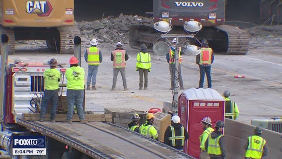 I-696 closure begins in Oakland County