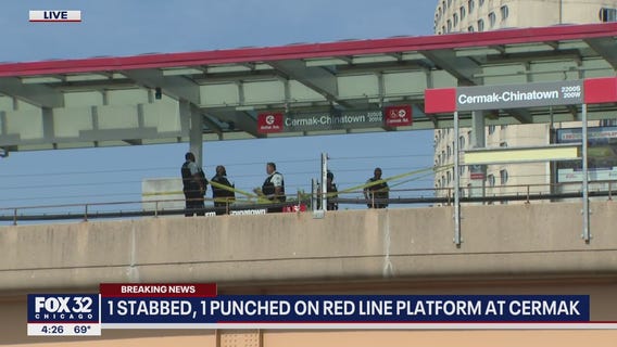 Woman stabbed, another punched on Red Line platform in Chinatown