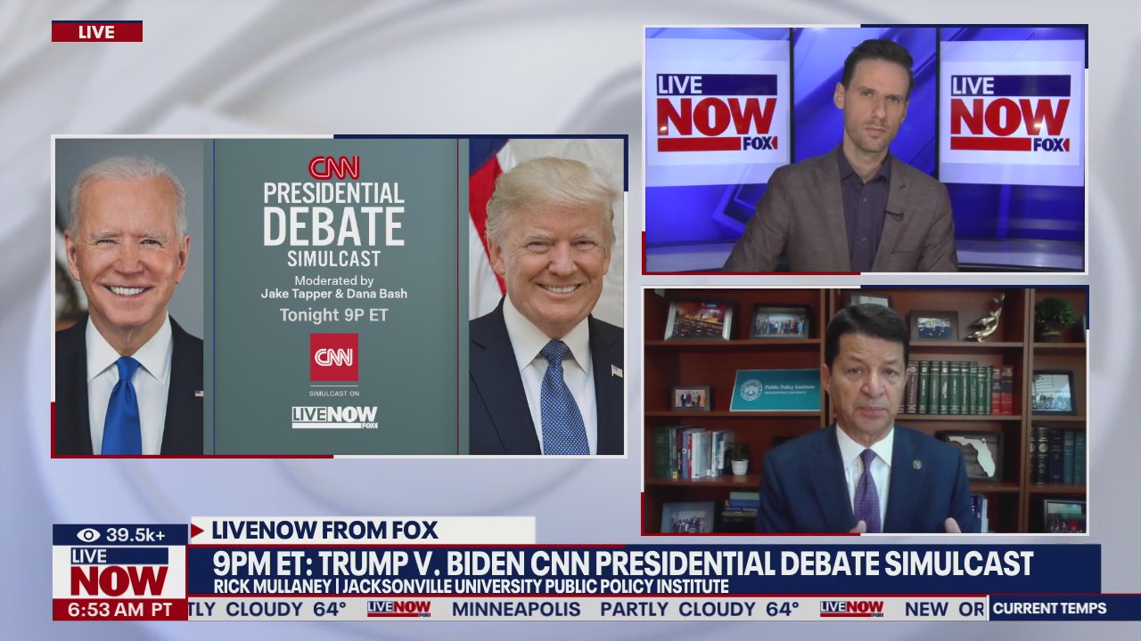 What to expect at tonight's 2024 presidential debate | LiveNOW from FOX