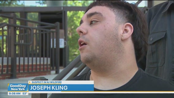 Suspect accused of lighting NJ wildfire says he 'kicked dirt over it'