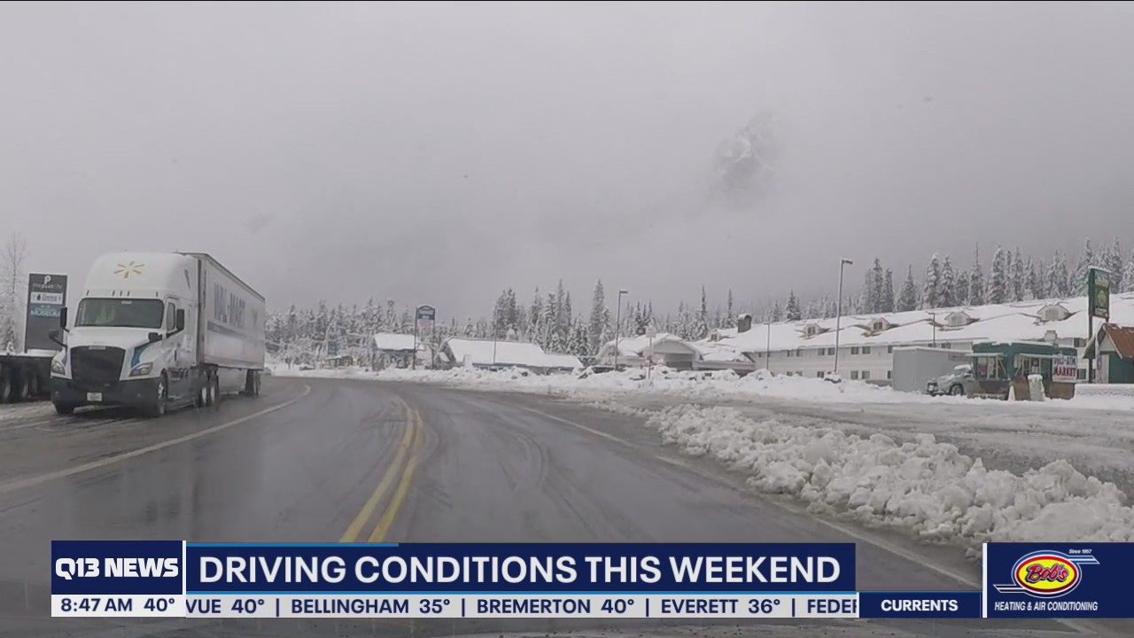 Driving conditions this weekend