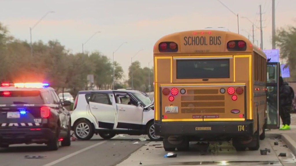 School bus crash in Goodyear