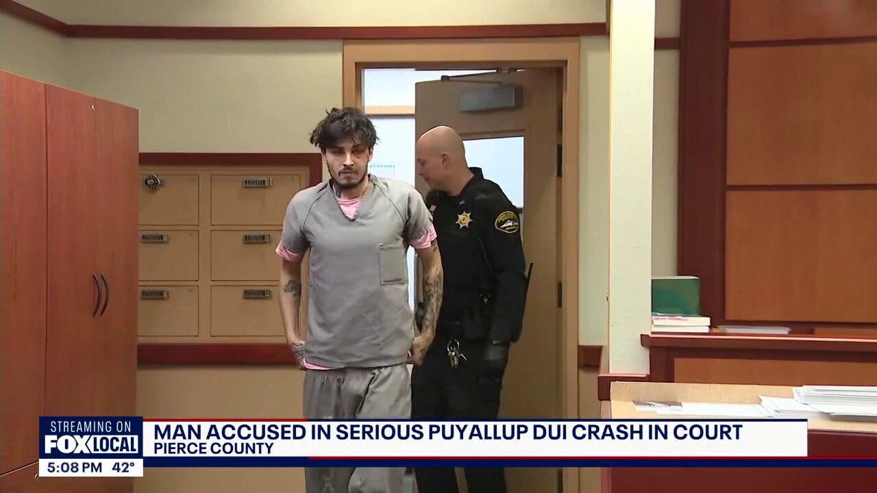 Man accused in serious Puyallup DUI crash in court