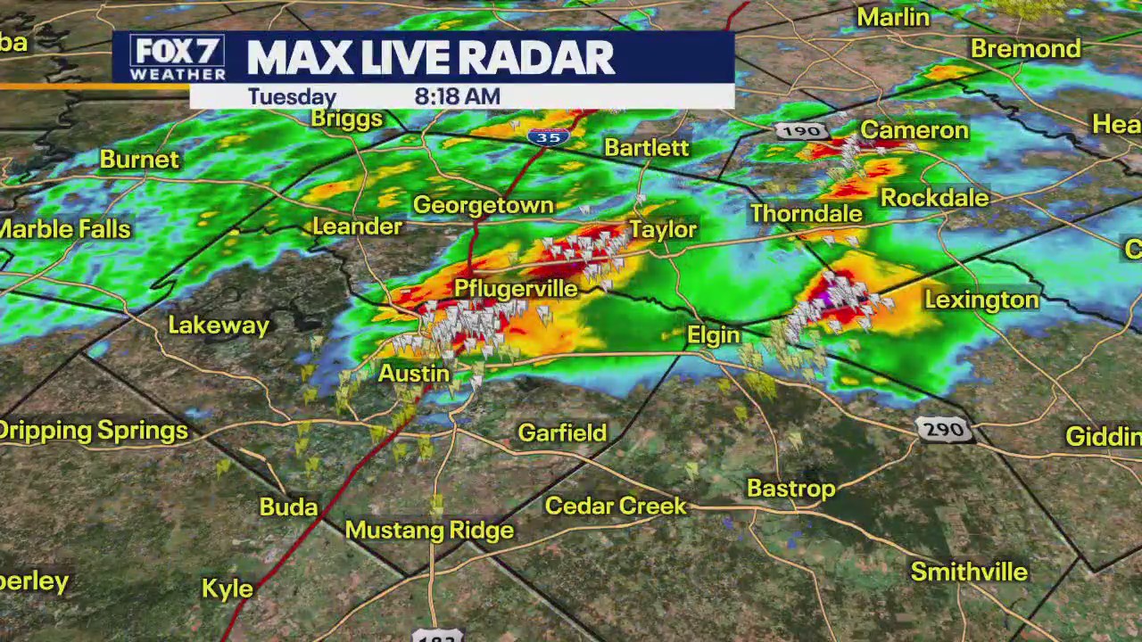 Austin weather: Strong to severe storms possible