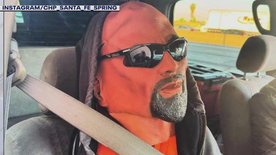 Caught driving on carpool lane with mannequin